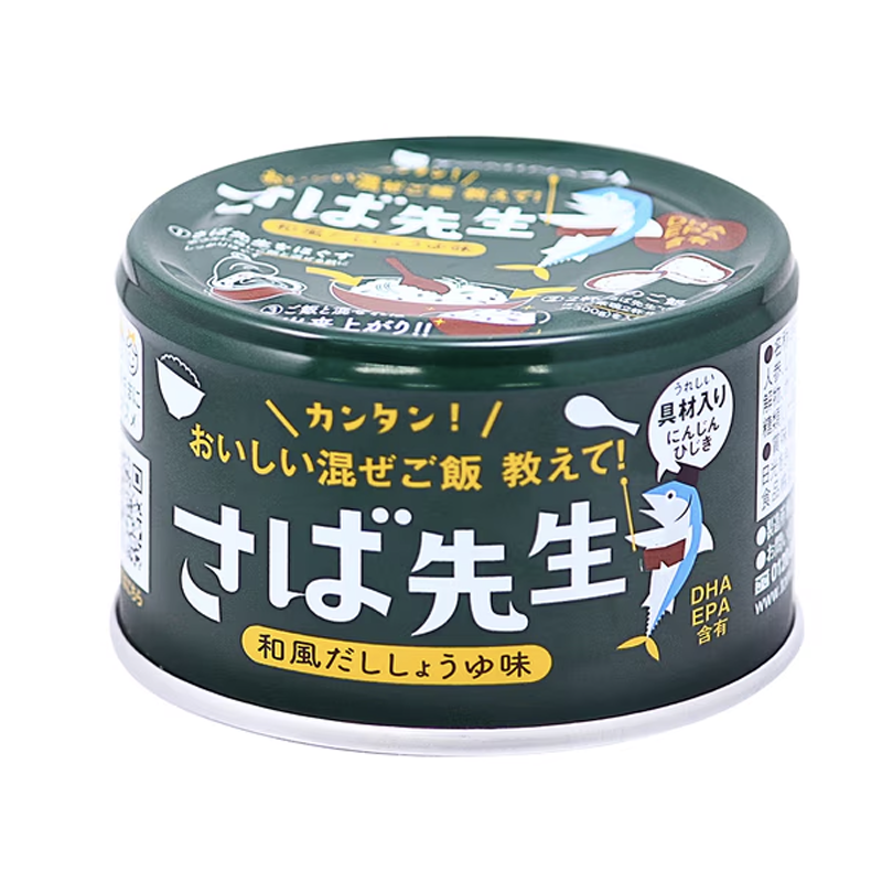 Tominaga Trading Saba Sensei Japanese Style Soy Sauce Flavor 150g 150 g