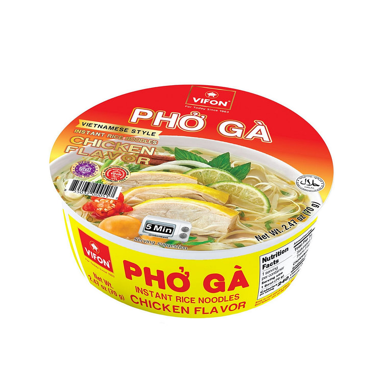 Phở Hương Vị Gà VIFON Tô Nhựa 2.47 oz (min 3)