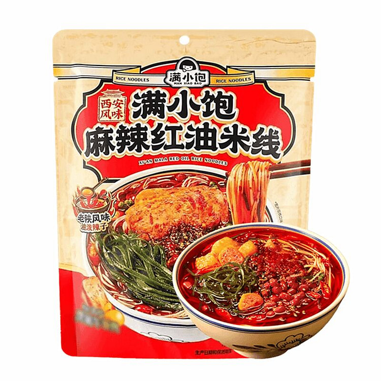 Man Xiaobao Spicy Red Oil Rice Noodles New Product