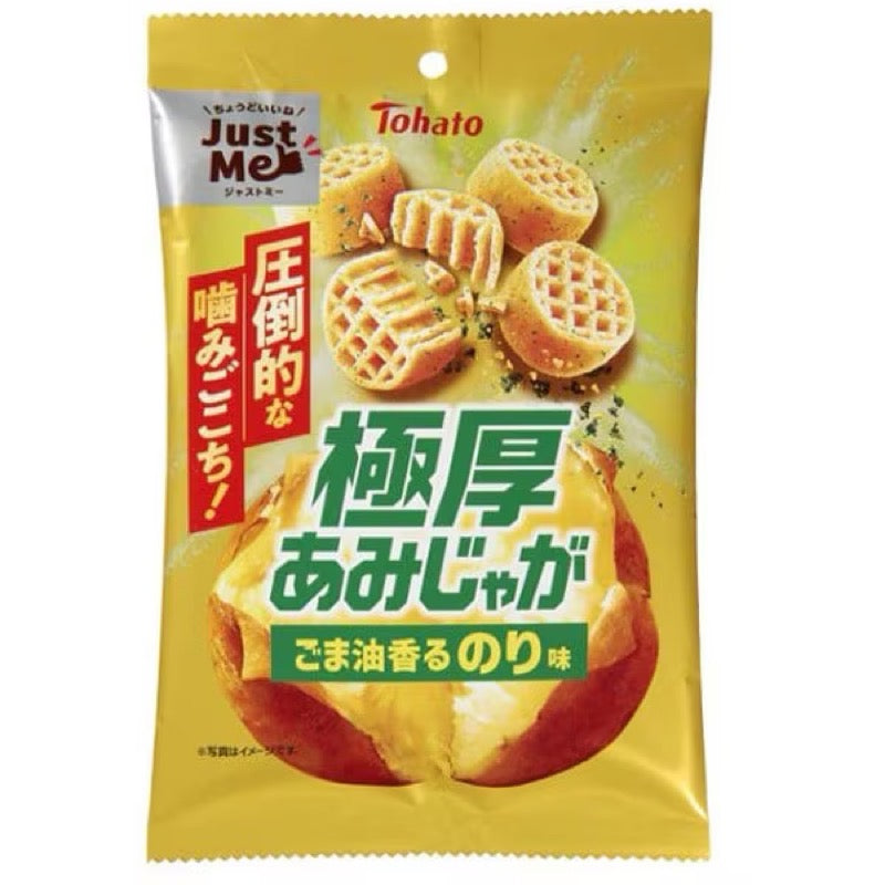 Tohato Thick Cut Seaweed & Sesame Oil Chips 45g 1 each