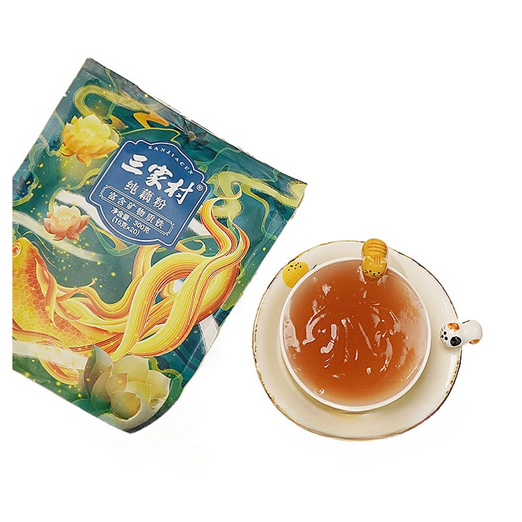 三家村无糖纯莲藕粉营养代餐早餐300g*1袋