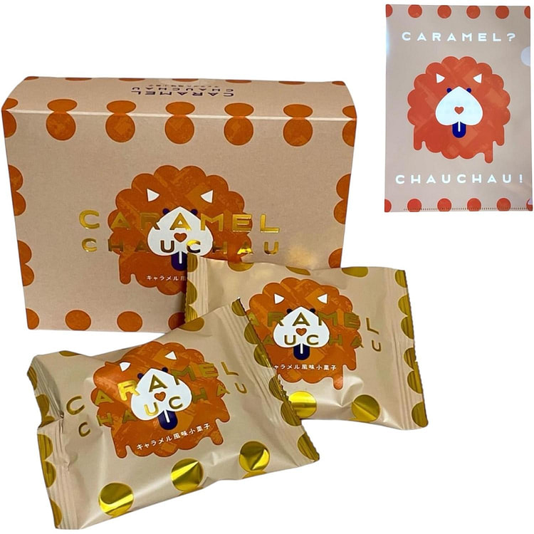 CARAMEL CHAUCHAU 焦糖 脆饼 6个