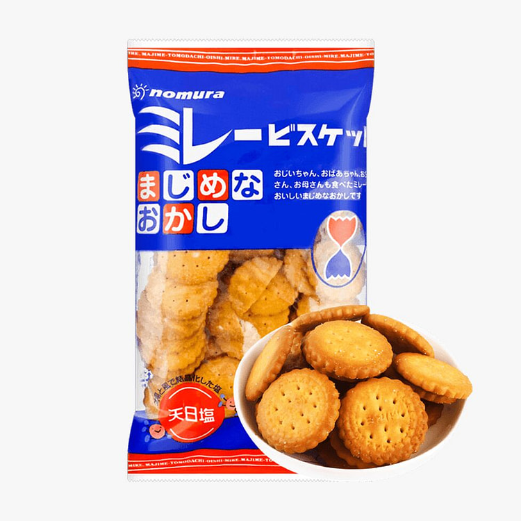 日本NOMURA野村 淡盐薄脆小饼干120g 1 包