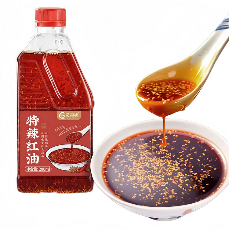 四川蜀阿姨 油泼辣子红油香辣【特辣】200克*1瓶 200 克