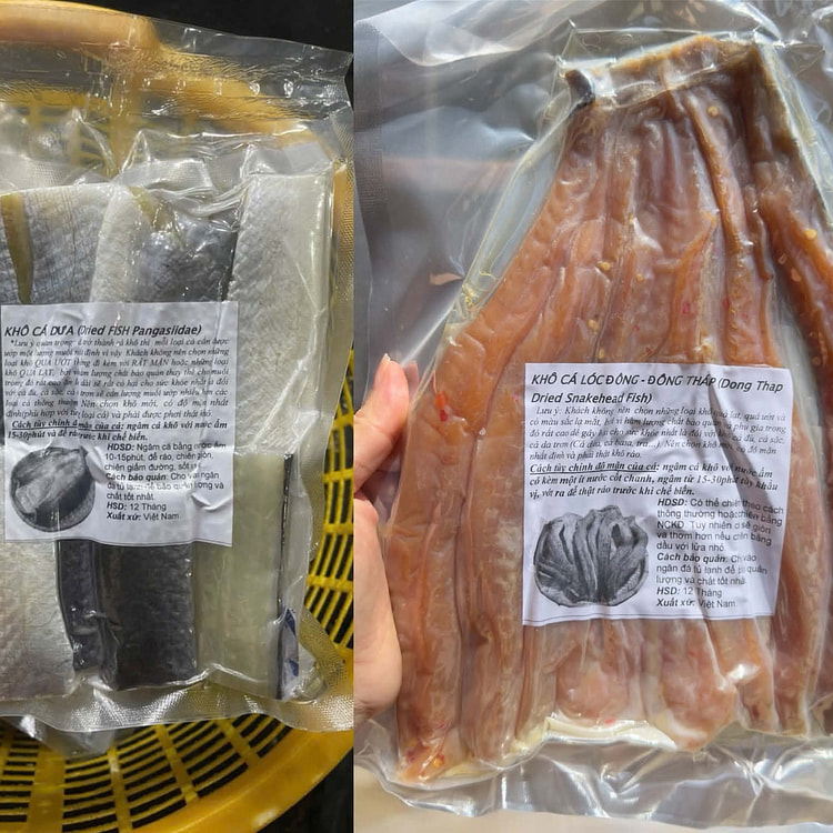 Combo Fish Pack of 1 Pangasiidae & 1 Snakehead