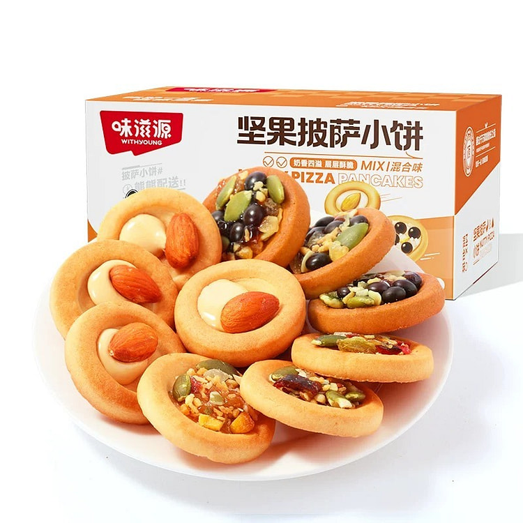 优品荟-味滋源坚果小饼干零食糕点200g