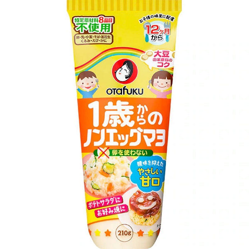 Otafuku Non-Egg Mayonnaise for Kids 1+ 210g 1 each