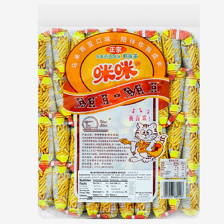 咪咪 虾条 分享装 20g*40袋【童年回忆】