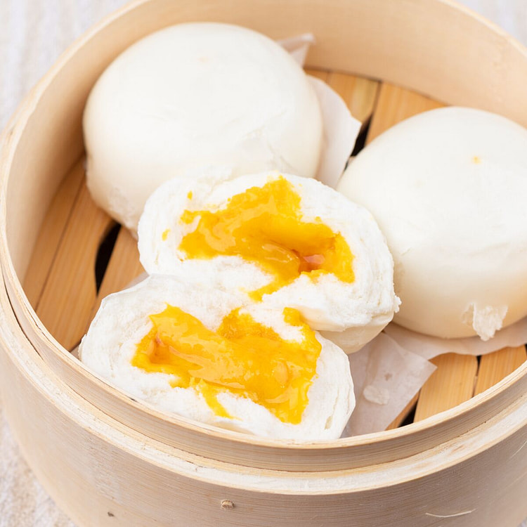 Steamed Salted Egg Buns