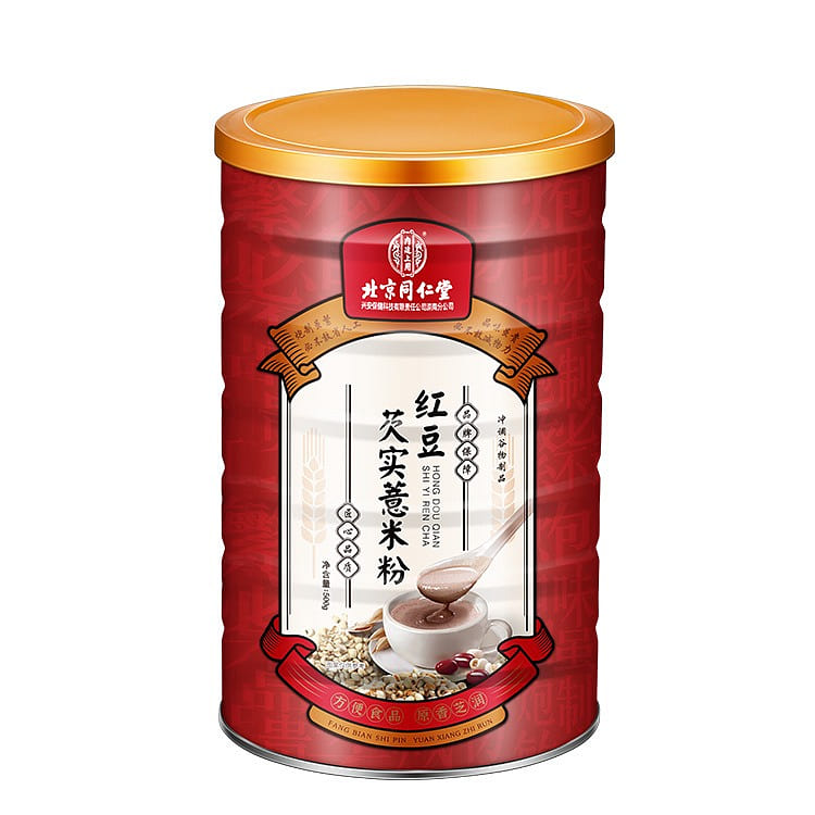 北京同仁堂 红豆山药芡实薏仁粉 远离湿胖 养胃代餐 500 克