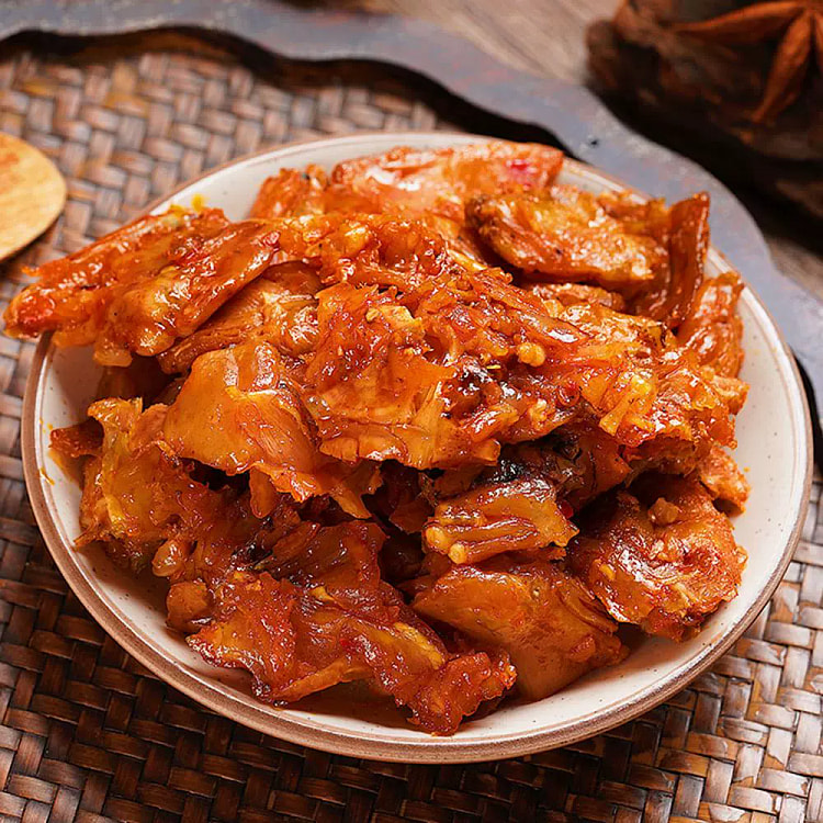 牛蛙开袋即食卤味熟食蛙肉蛙腿贤惠娘子馋嘴蛙零食香辣味60*1袋