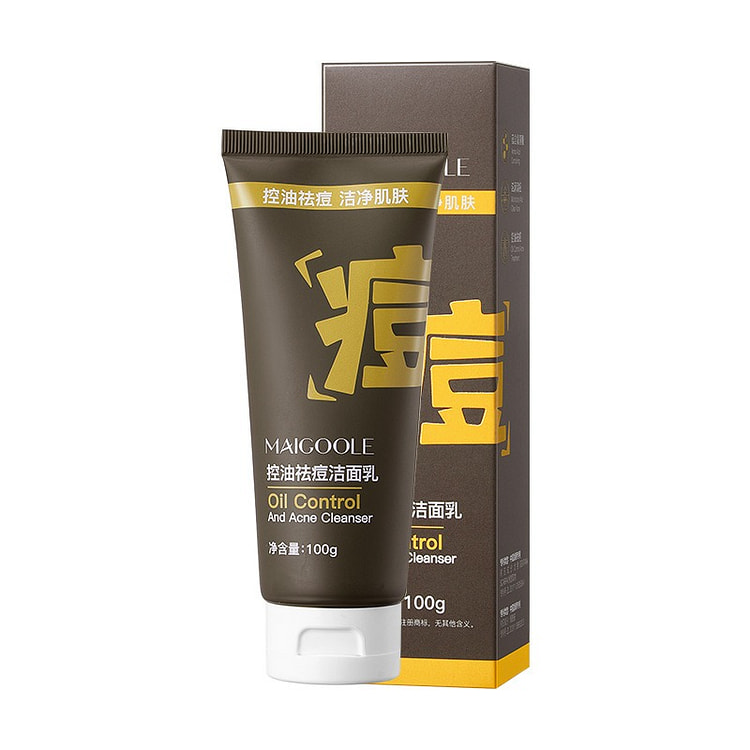 玫黛琳控油祛痘潔面乳（棕色款） 100 克