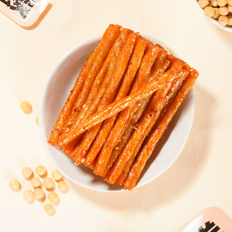 乡乡嘴不二豆卷豆筋辣条麻辣味零食素食豆腐干制品20g*10