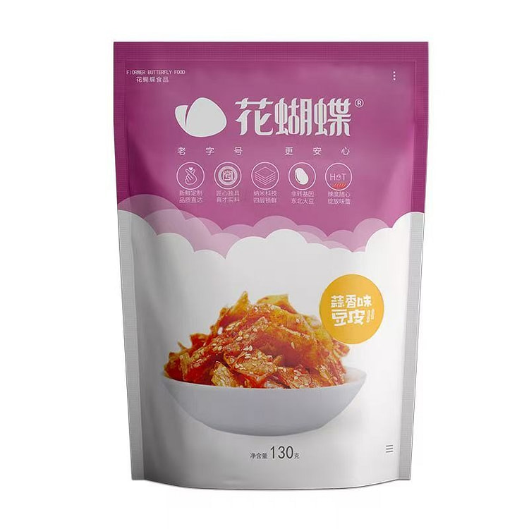 花蝴蝶萍乡辣片江西特产手撕手工豆皮香辣蒜香味豆腐干 1 包