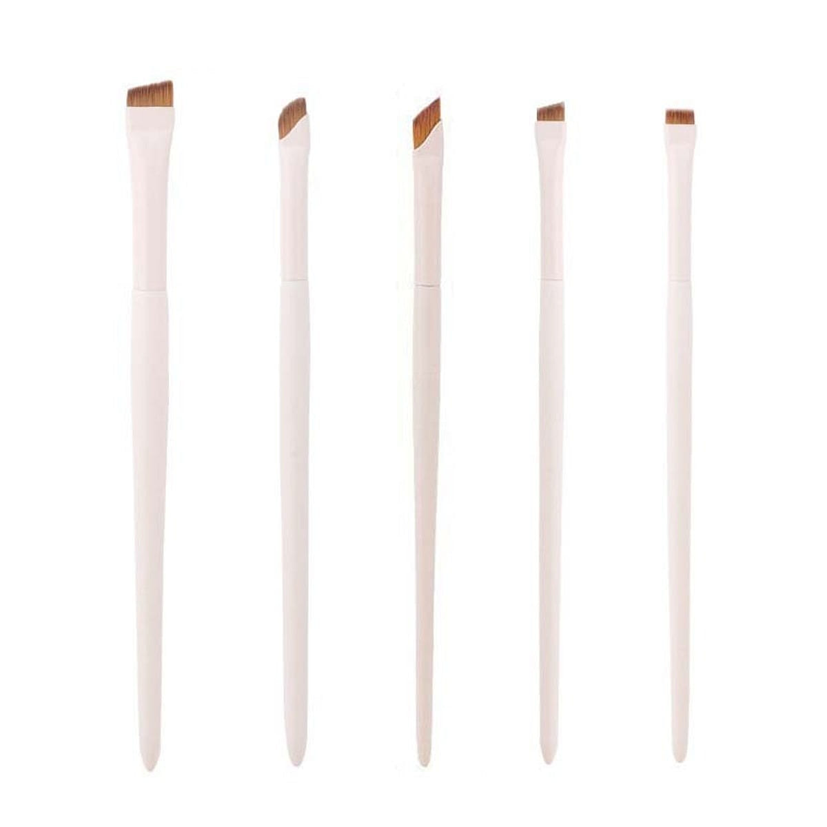 NOVAGLOW Thin Eyeliner & Eyebrow Brush Set 5pcs 1 pack