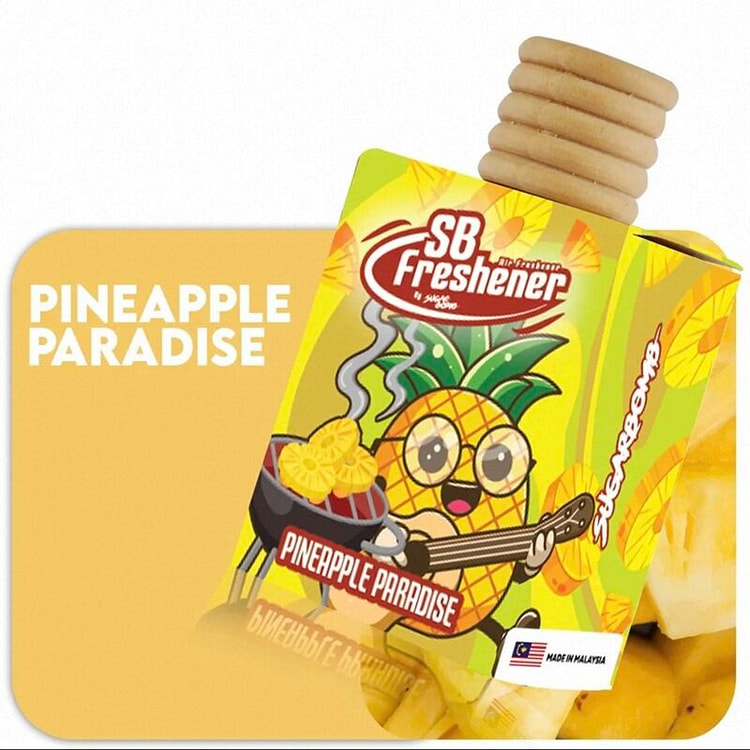 Car Fruit-Scented Diffuser  Pineapple 1 count
