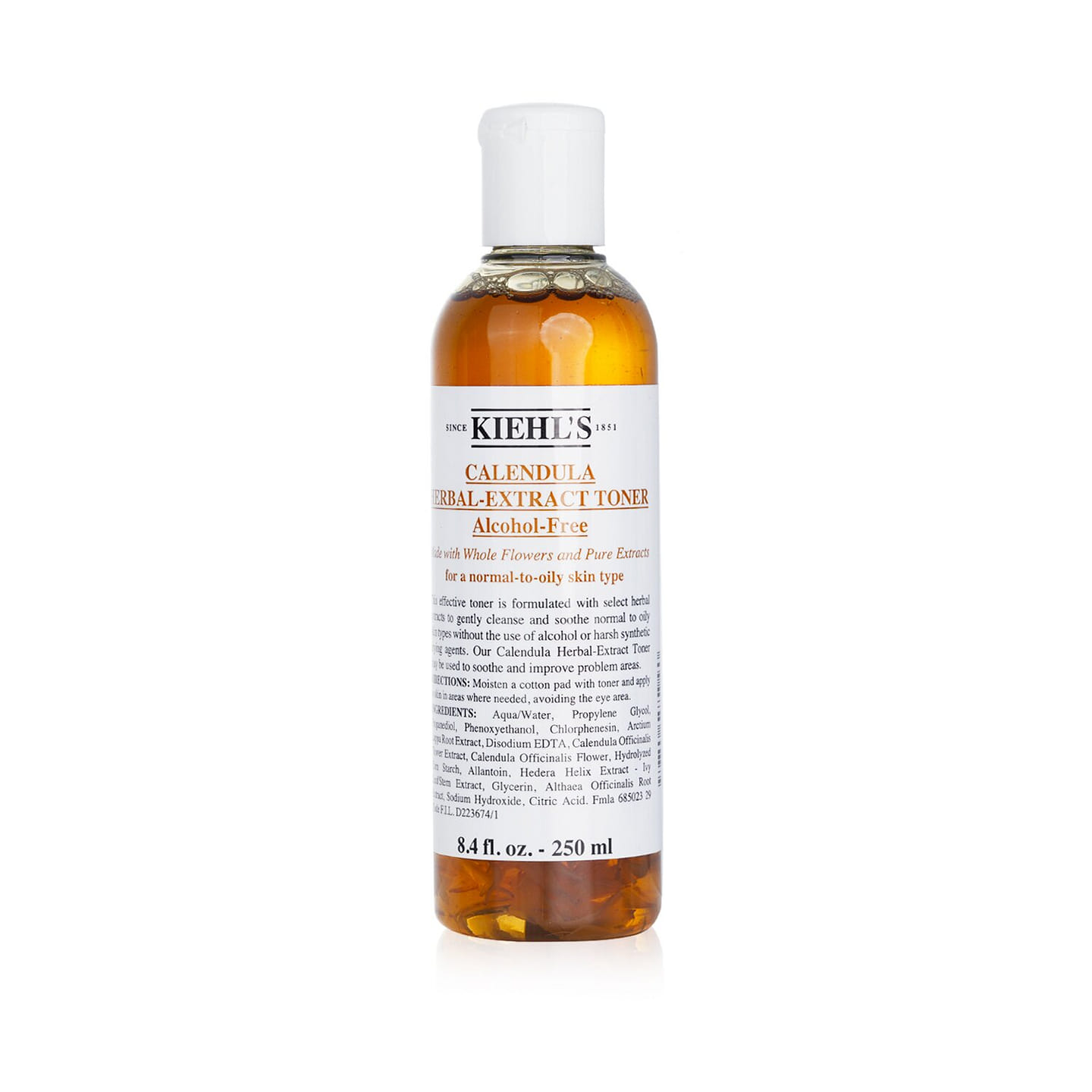 Kiehl’s Calendula Herbal Extract Alcohol-Free Toner – For Normal to Oily Skin Types 250ml/8.4oz 250 ml
