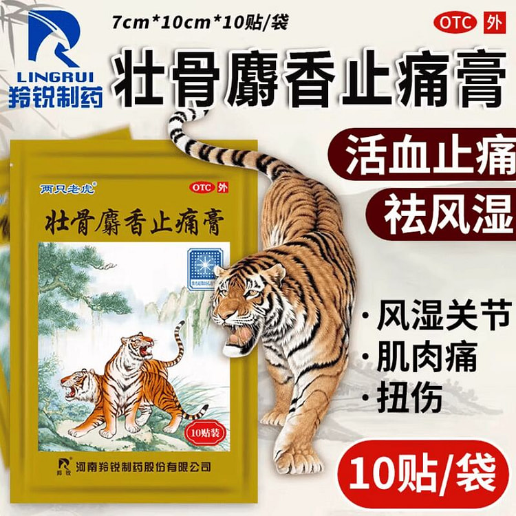 Medicated plaster 10 count