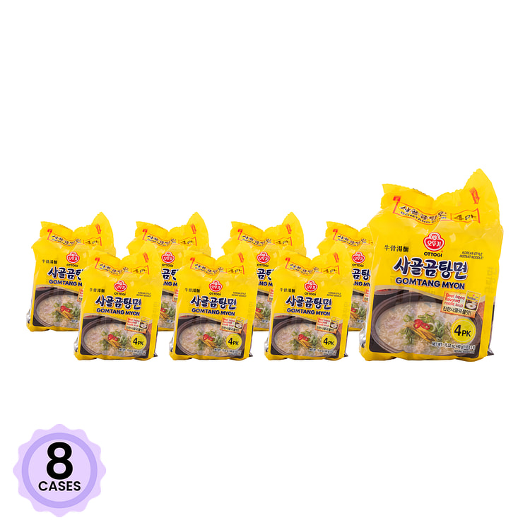 不倒翁 牛骨汤面 110g*4 110 克*4 包*8 箱