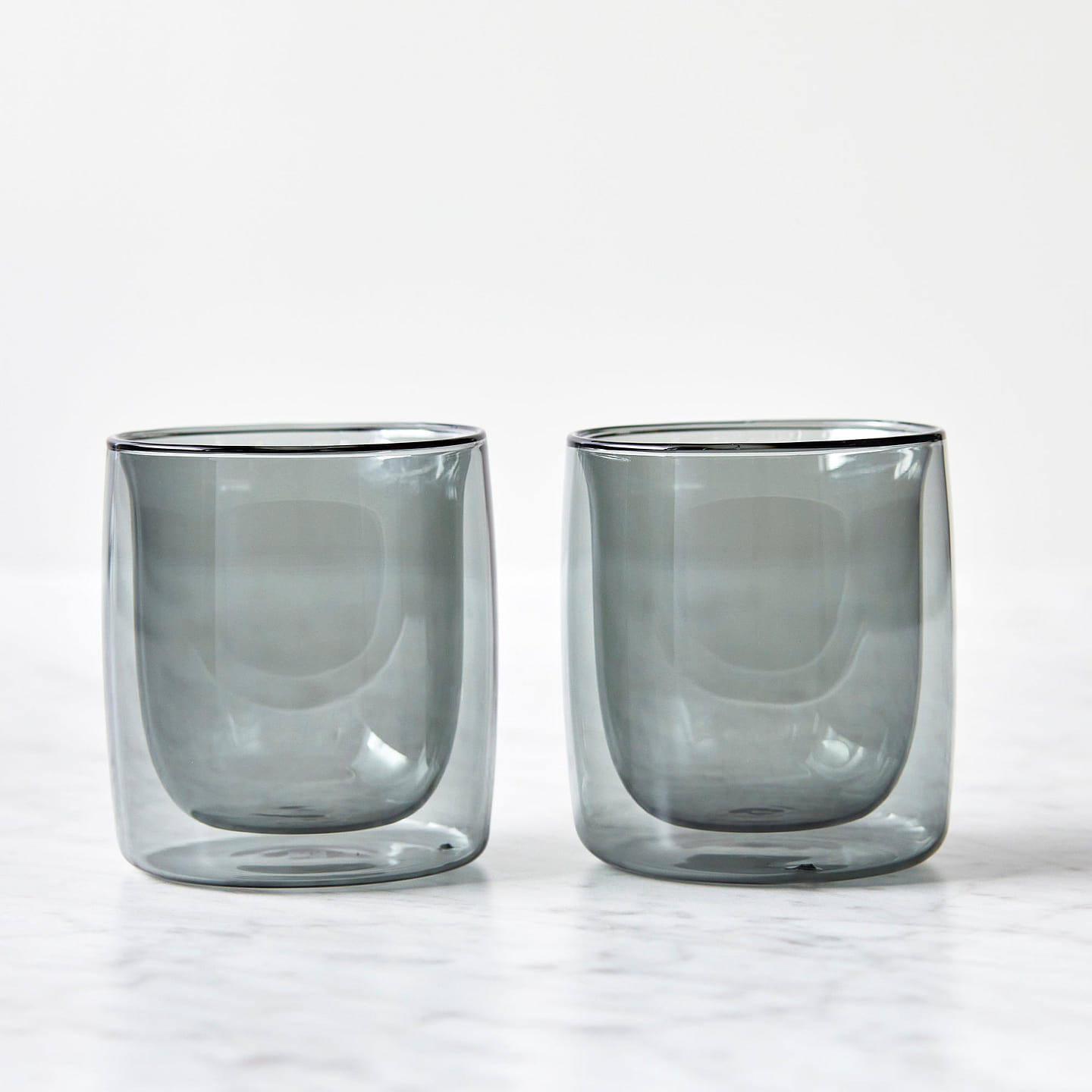 ZWILLING Sorrento 2-pc Double-Wall Tumbler Glass Set 2-pc / Smoke Grey 1 each