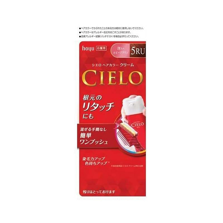 HOYU CIELO 染发剂 5RU深红宝石棕色