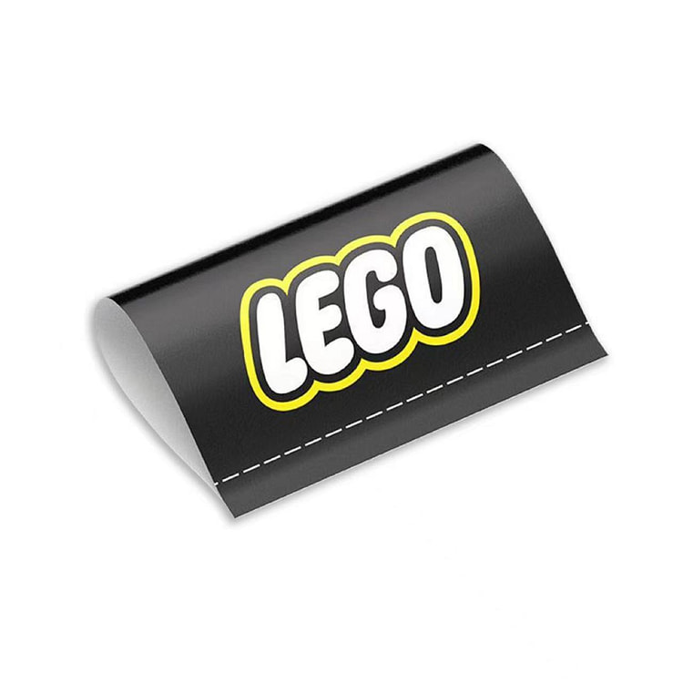 【中国直邮】 FOXTAIL Lego水洗汽车车标 车门车尾logo贴/创意/装饰贴/玩具/改装-黑色 1个