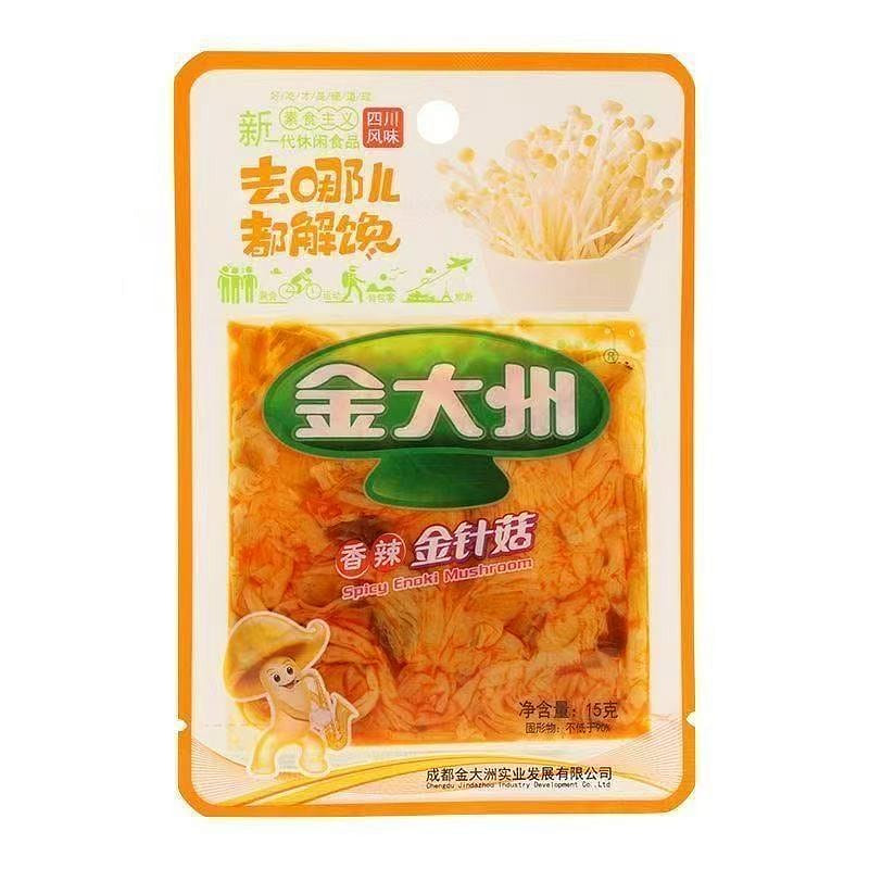 Jindazhou Enoki Mushrooms Spicy Flavor 15g*10packs 150 g