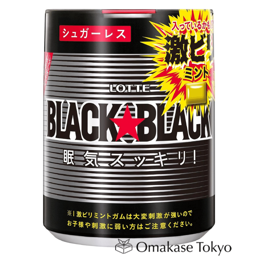 Lotte Black Black Grain One Push Bottle 140g 180 g