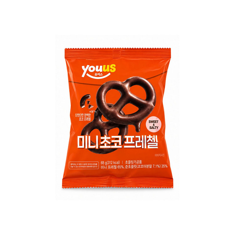 GS ミニチョコプレッツェル、68g（2.40 oz 1 個