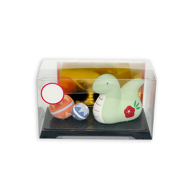 DAISO 2025蛇年限定 蛇 摆件 装饰品 青