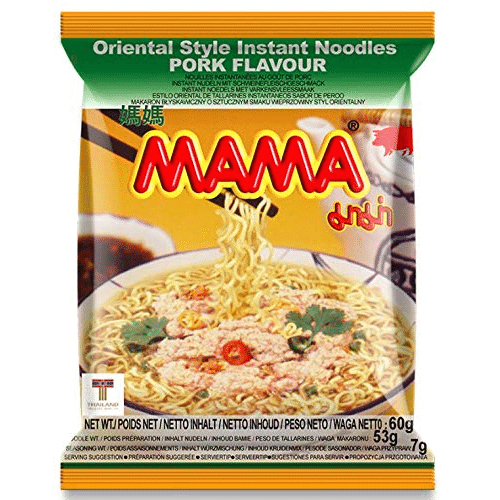 MAMA Instant Noodles Artificial Pork Flavor 1 count 1 개