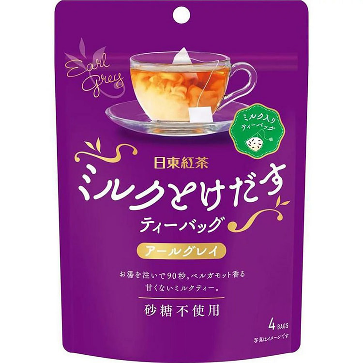 日本直邮 日东红茶  伯爵奶茶增量版4+2包/