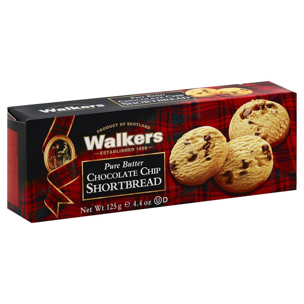Walkers Pure Butter Shortbread Cookies, Chocolate Chip, 4.4 Oz 1 個