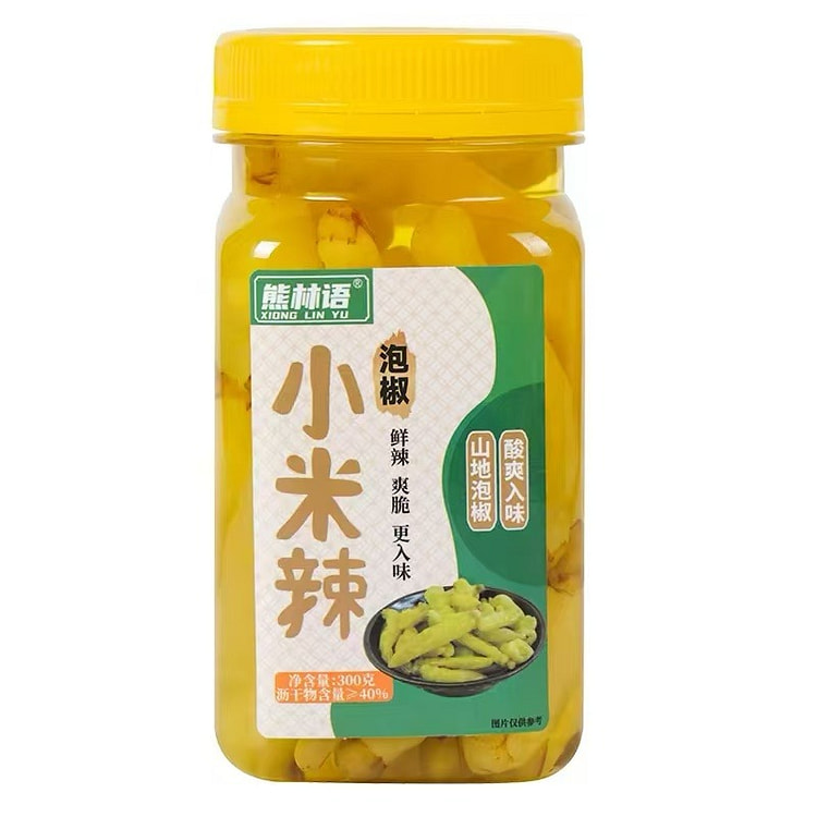 Pickled Chili Peppers (Xiaomijiao) 300g*1 Jar 300 g