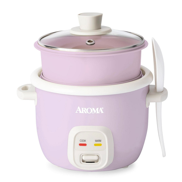 AROMA Rice Cooker with Food Steaming Basket 1 each