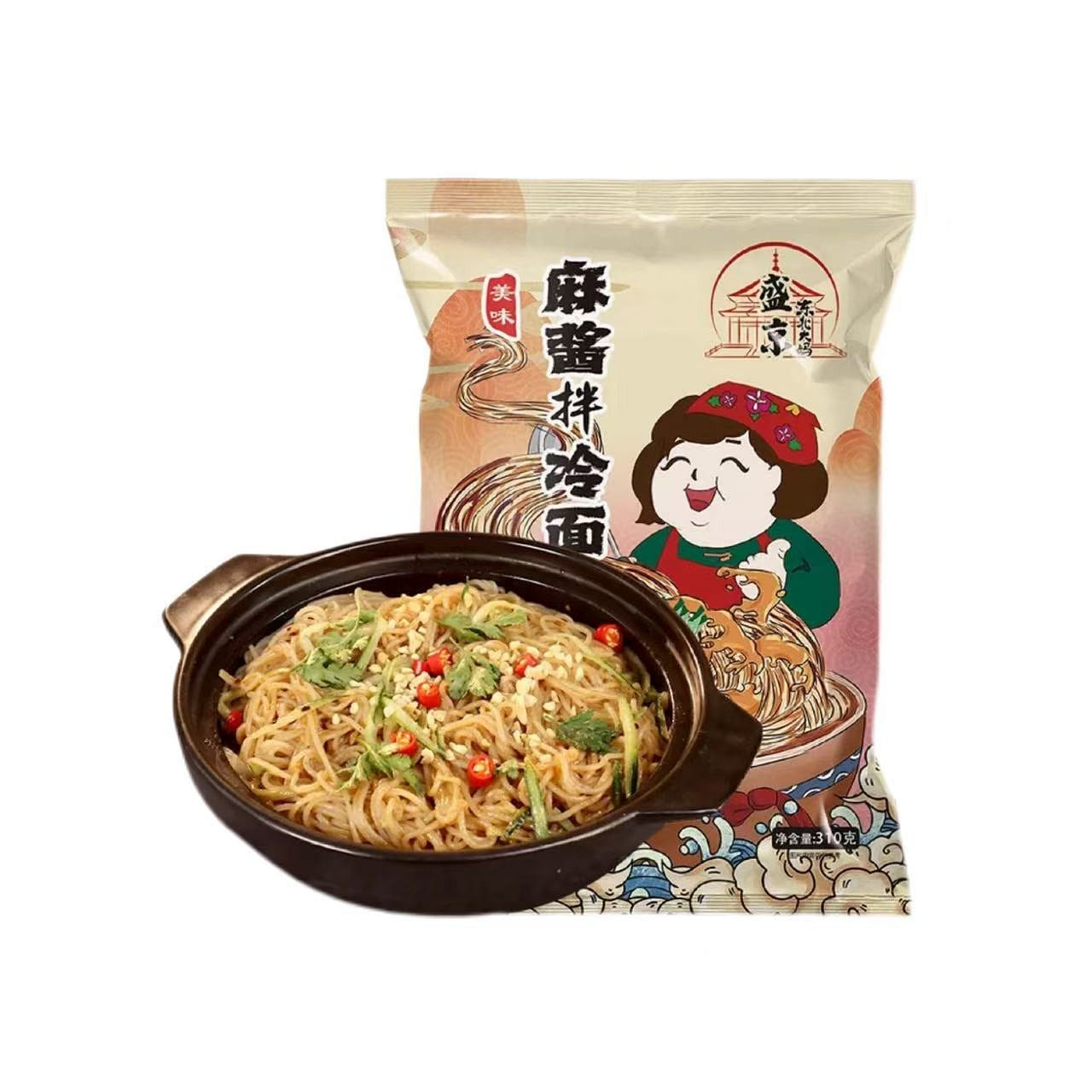 Northeast Auntie Mixed Cold Noodles 310*1 Bag 310 g
