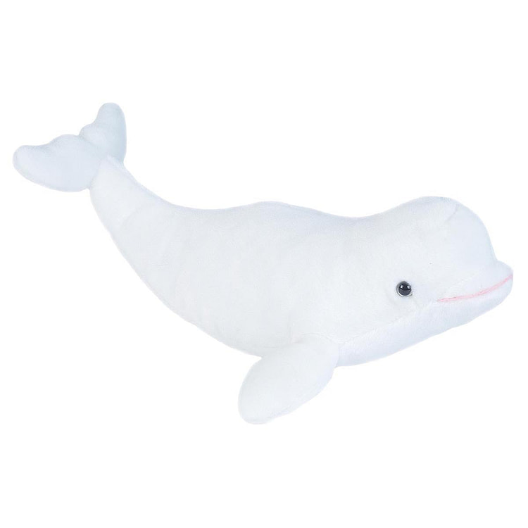 Beluga Whale Stuffed Animal - 8" Default