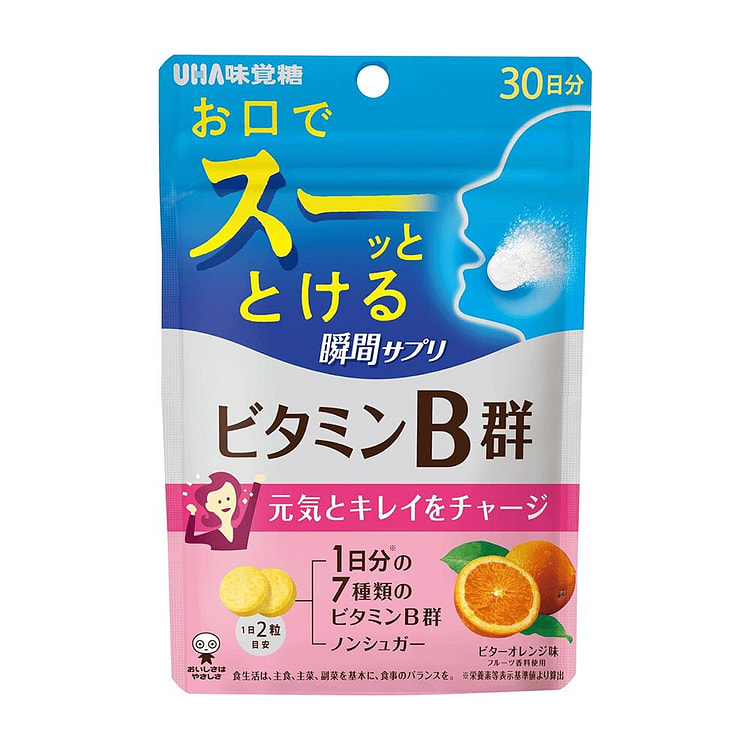 UHA味覚糖 瞬間サプリ ビタミンB群 60粒 1 each