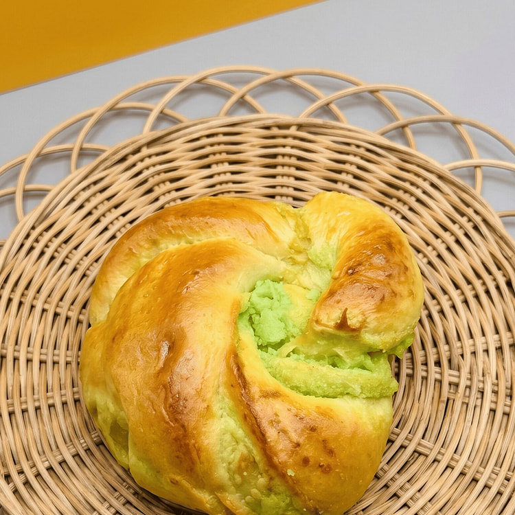 Pandan Coconut Bread 1 each