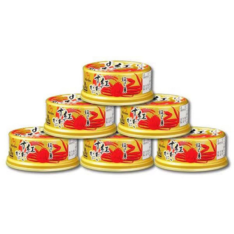 Maruya Red Snow Crab Flakes 50g x 6 Cans White Box 1 each