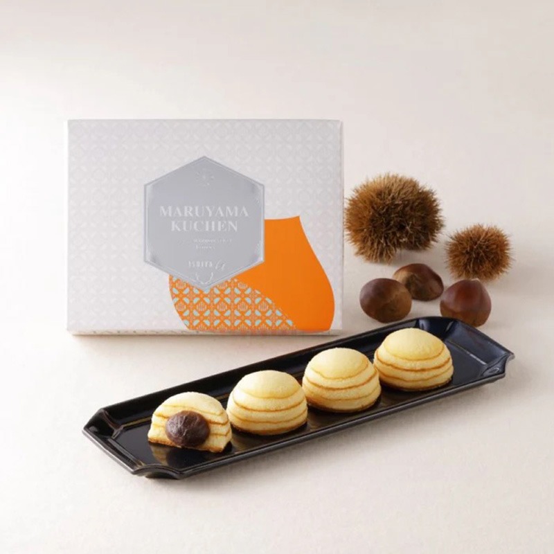 Get Hokkaido ISHIYA Maruyama kuchen Chestnut flavor Gift Box 4pieces ...