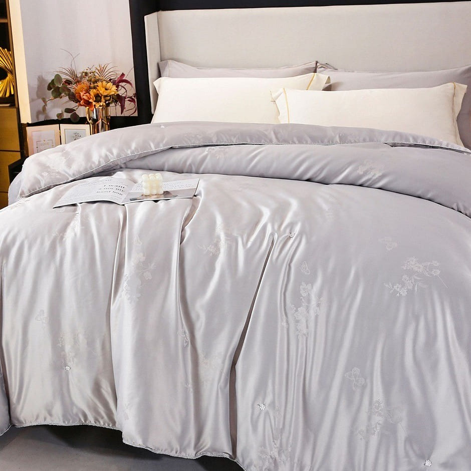Duvet Queen 200x230cm 3kg Spring Autumn Quilt Grey 1 each