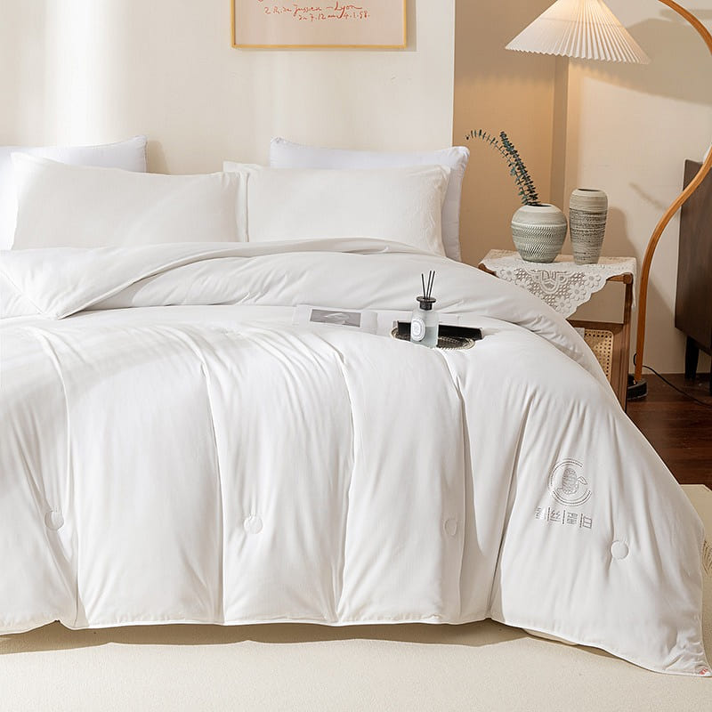 Silk Duvet for Winter 200x230cm 4kg White 1 each