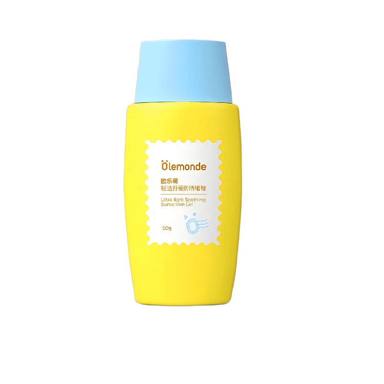 欧乐萌防晒轻透舒缓防晒啫喱防水防汗清透水嫩水润 50 克