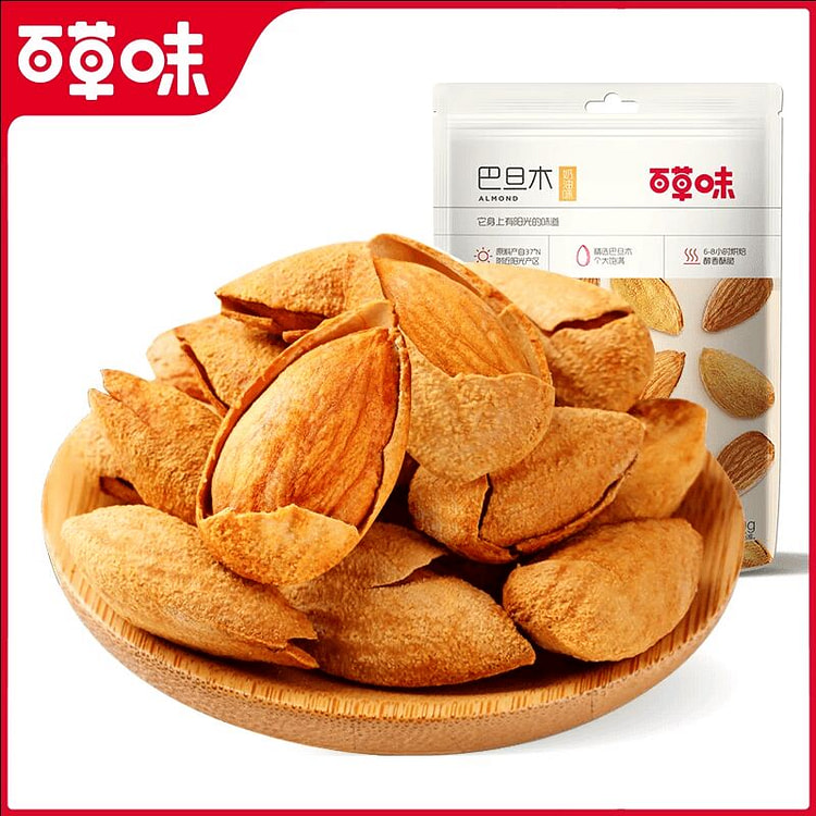 百草味巴旦木坚果零食100g*1袋 100 克
