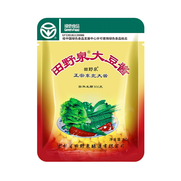 Tianyequan soybean paste 90g * 1 90 g