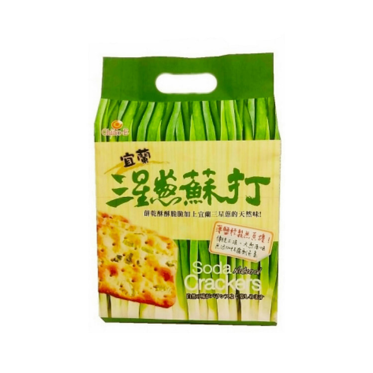 Qiao Yi Sanxing Scallion Soda Crackers 234g 1 pack