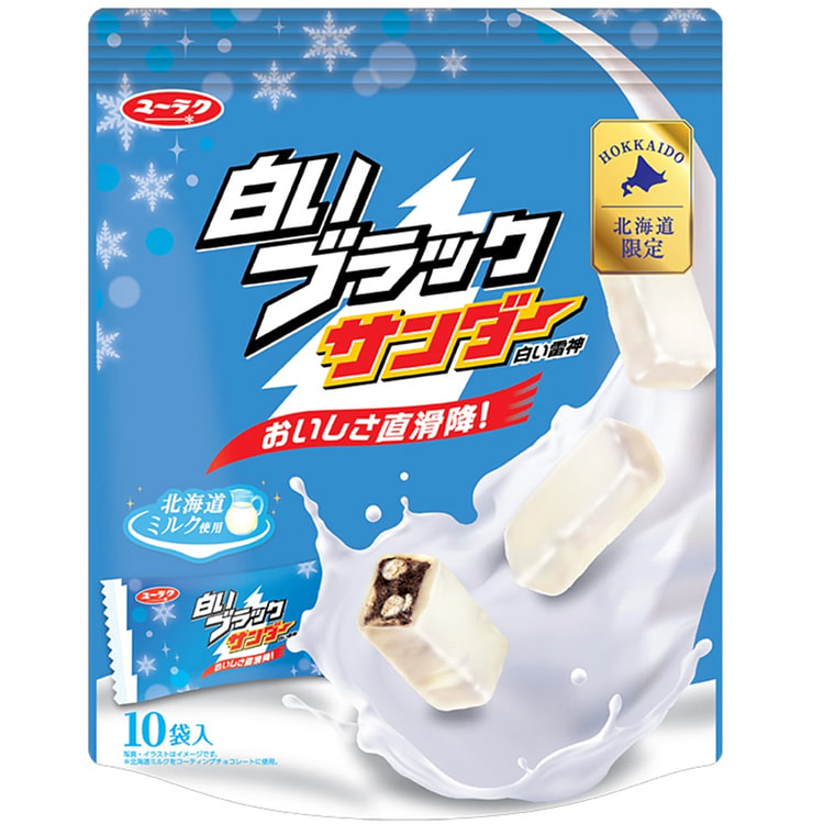 有乐制果 白色雷神 巧克力棒 10袋装