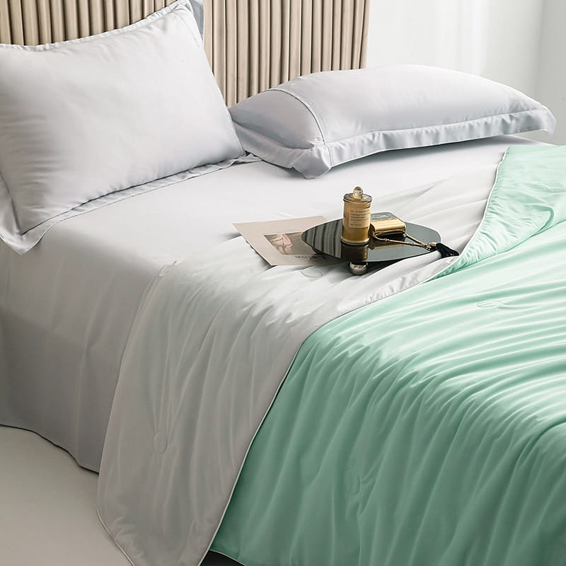 Ice Cream Cooling Comforter Aqua Green Double 2000 g