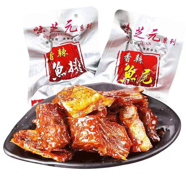 Weizhiyuan Spicy Fish Tail 26g*5 packs